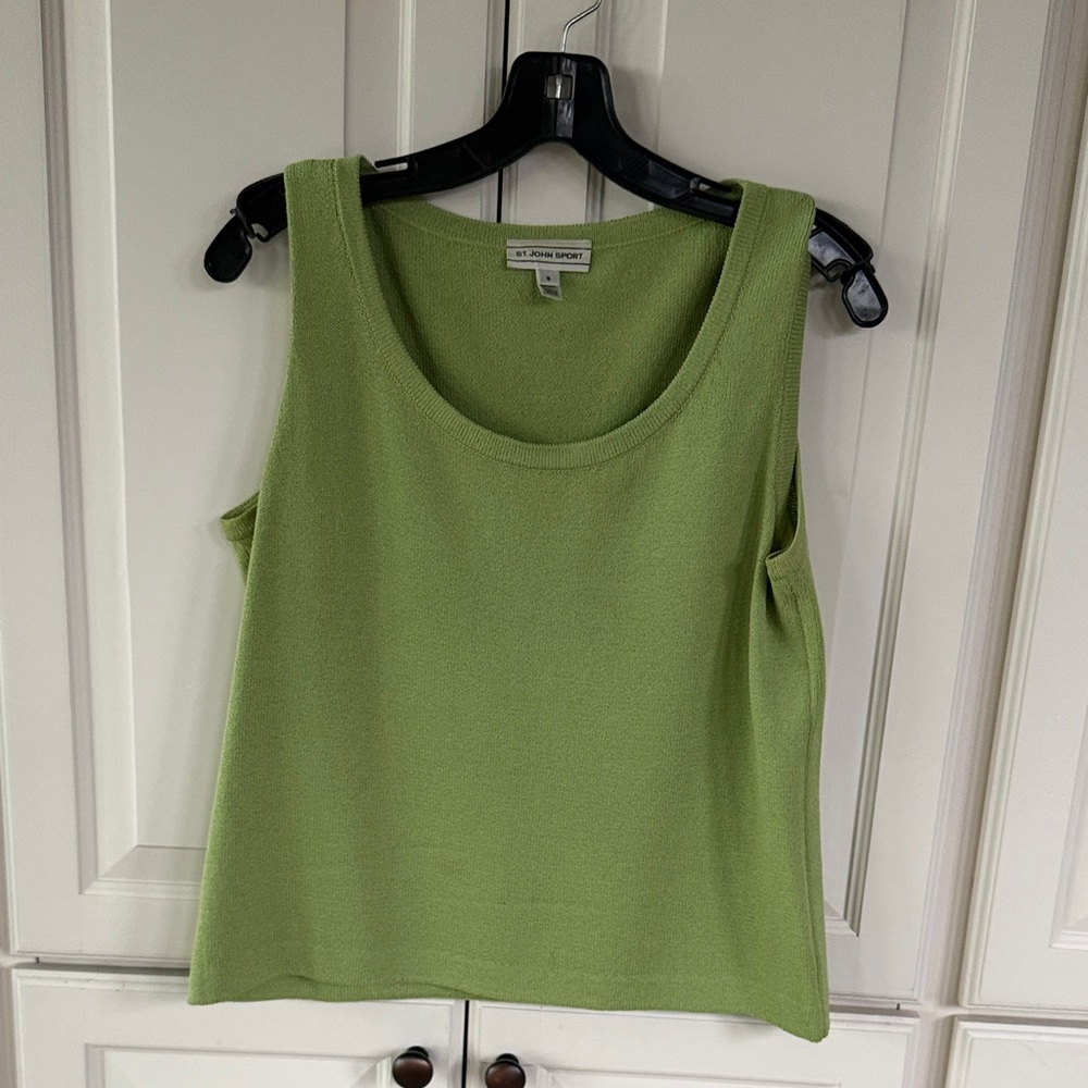 St john Sport Light Green Women's Tank Top